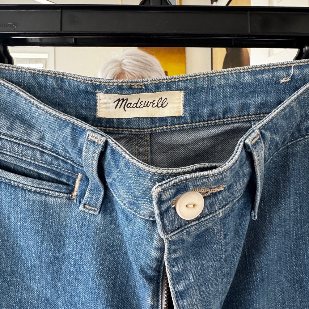 Madewell Denim Flare Wide-Leg Jeans - Picture 2 of 2